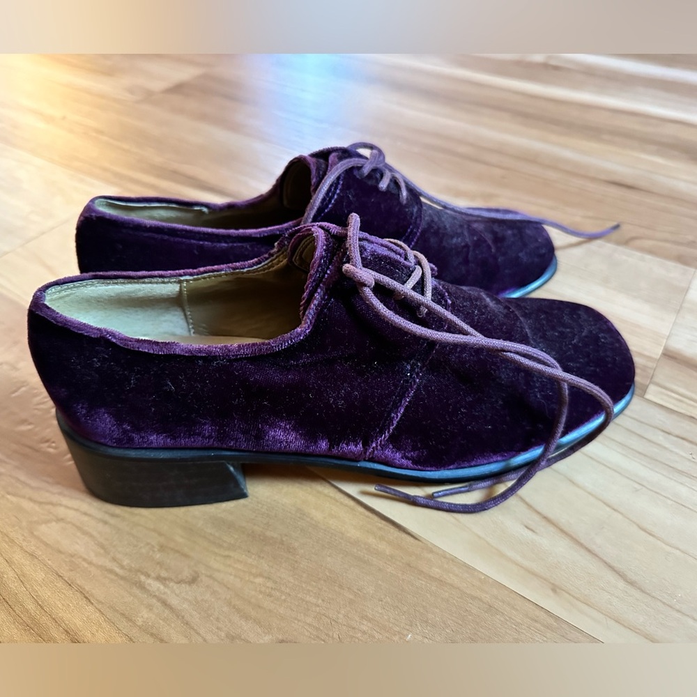 Vintage Ann Marino Velvet Shoes